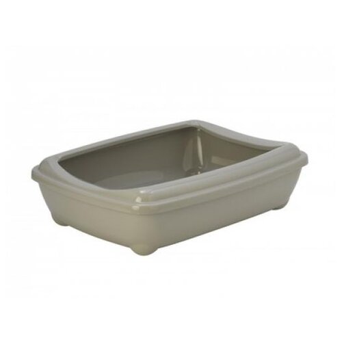 Moderna Туалет-лоток угловой с рамкой corner+rim, 55х45х13, теплый серый (corner tray with rim) MOD-C146-330. | corner tray with rim, 0,7 кг