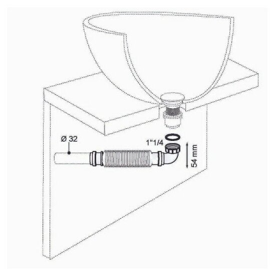Сифон для раковины Wirquin - фото №9