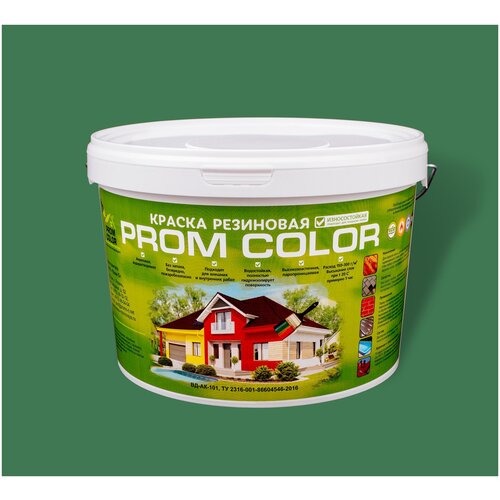 Резиновая краска PromColor Тайга (травяной), 12 кг