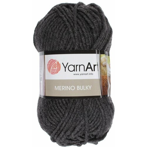 Пряжа YarnArt Merino Bulky 50%шерсть 50%акрил 100г/280м: 359 маренго 2 шт