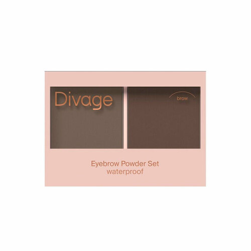 Тени для бровей Divage Waterproof Brow Powder т.01 4 г