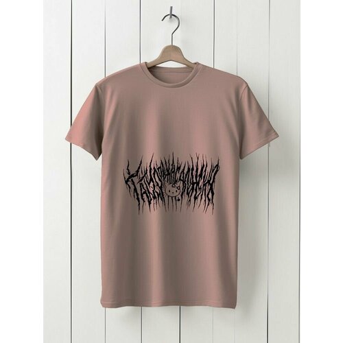 фото Футболка твоя футболка!, размер l, розовый