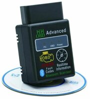 Автосканер HH OBD Bluetooth ELM327 / Диагностический сканер версия 2.1