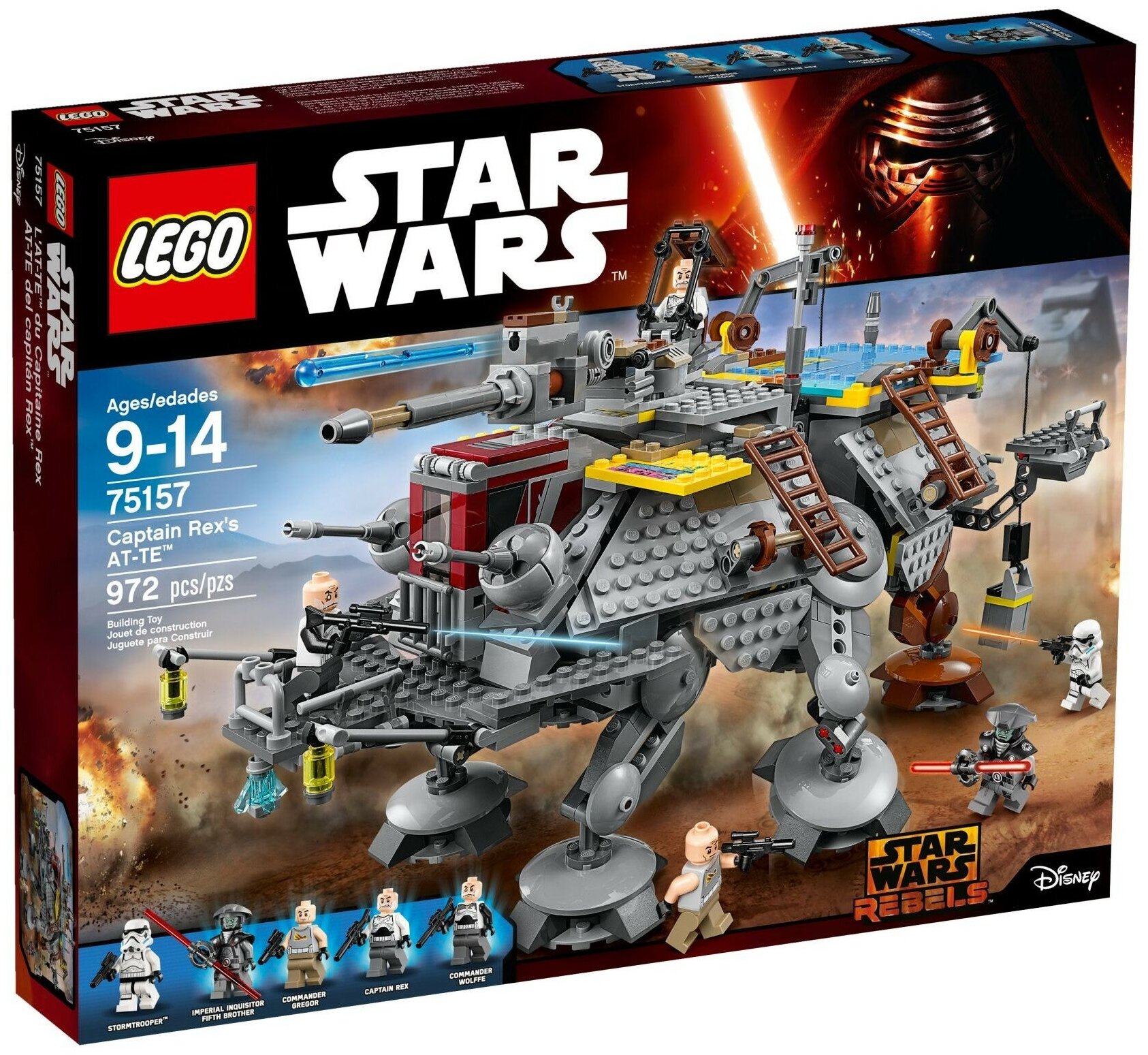Конструктор LEGO Star Wars 75157 Шагоход капитана Рекса, 972 дет.