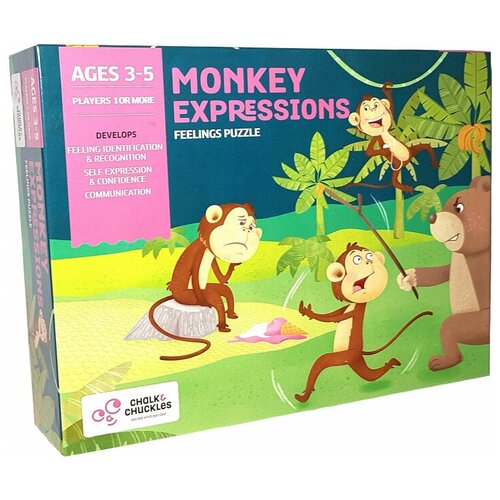 Настольная игра Chalk & Chuckles Monkey Expressions