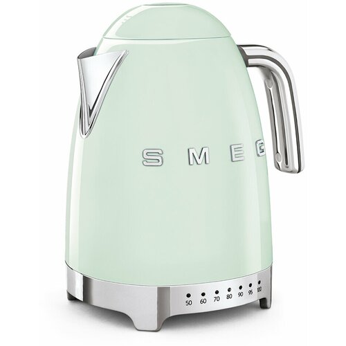 Чайник Smeg KLF04, зеленый чайник электрический с регулируемой температурой smeg klf04pkuk розовый