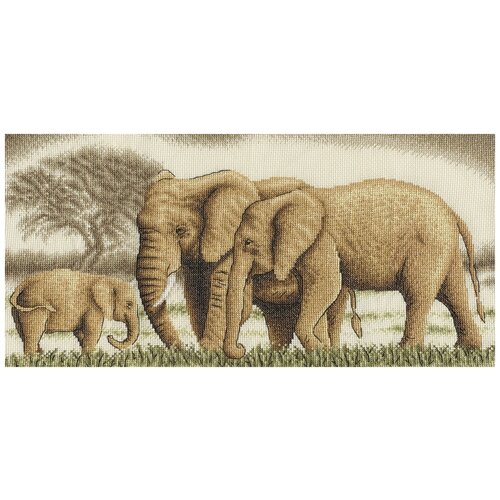 фото Набор для вышивания panna "великолепное семейство" 41x20 см