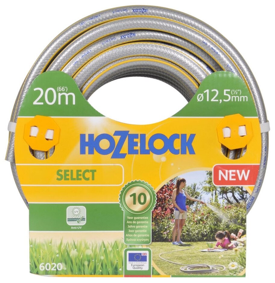 Шланг Hozelock Select 12.5 мм, 20 м 6020P3600 - фотография № 1