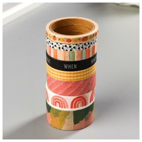 фото Набор бумажных клейких лент heidi swapp 8 шт heidi swapp 5217803 . yandex market