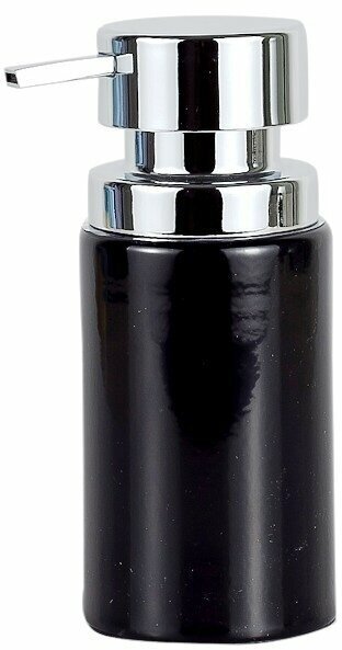 Кухонный дозатор для жидкого мыла Primanova серия: BORA цвет: черный материал: Полимер настольный объем (мл.): 250 размер (см): 7x7x162 (D-13150)