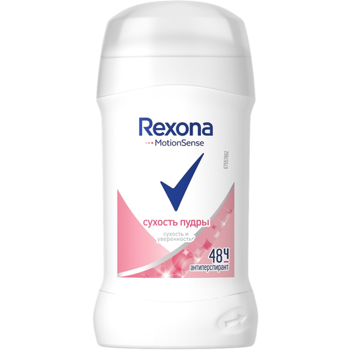 Антиперспирант Rexona Сухость пудры карандаш, 40мл антиперспирант для тела rexona сухость пудры