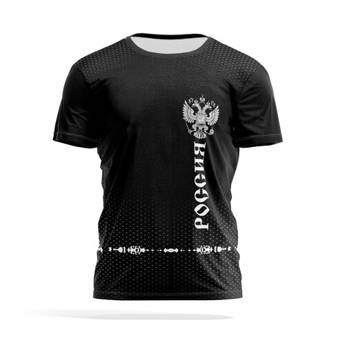 фото Футболка panin brand, размер l, черный, серый