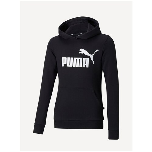 Толстовка, PUMA ESS Logo Hoodie, Женская, размер 98 ; Black