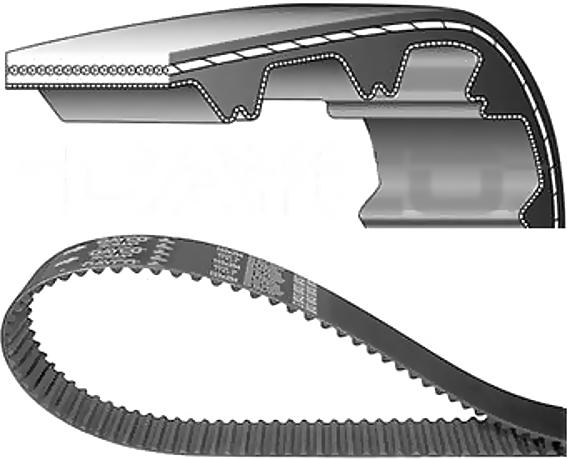DAYCO 94289 (117AL21 / 117MY21 / 117RHP210H) ремень грм зубчатый