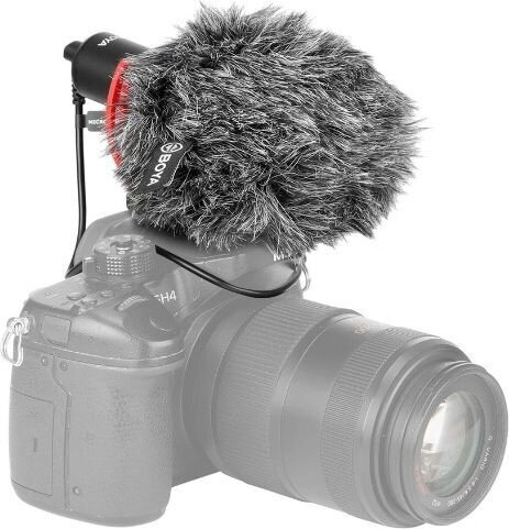 Микрофонный комплект BOYA BY-MM1+, разъем: mini jack 3.5 mm, черный, 1 шт - фото №7