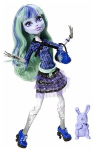 Фото Кукла Monster High 13 желаний Твайла, 27 см, Y7708