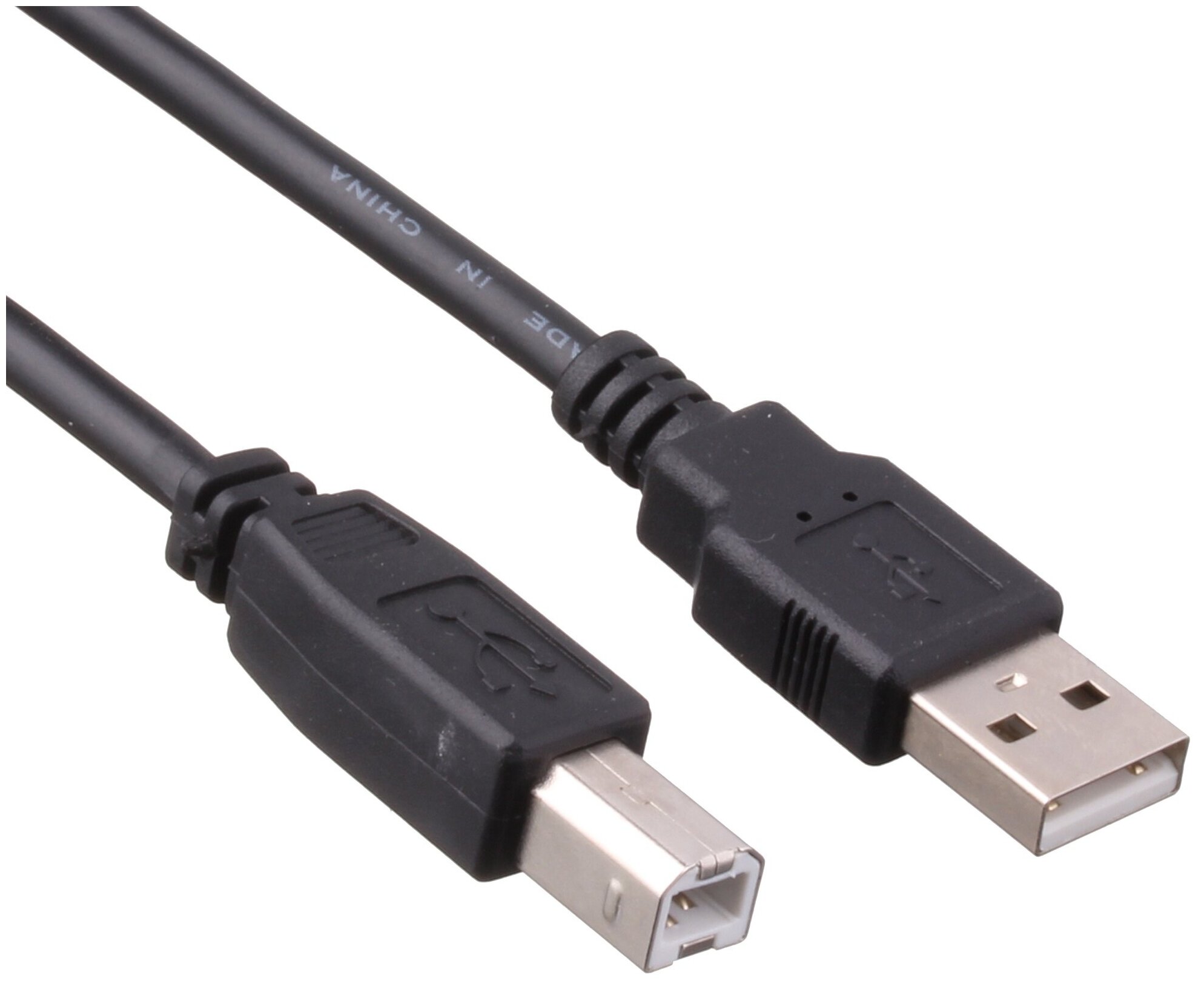Кабель Exegate, USB2.0(AM/BM), 3.0м, черный [EX138940RUS]