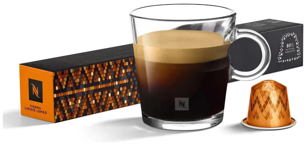 Кофе в капсулах Nespresso Vienna Lungo, 10 кап. в уп. - фотография № 1