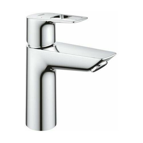 Смеситель для раковины GROHE BAU LOOP 23886001 (хром, длина излива-10,9 высота излива-10,5, современный) с донным клапаном