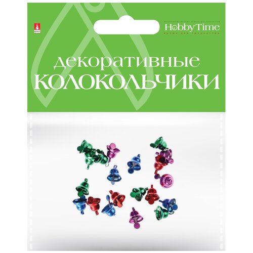 Набор декоративных элементов Колокольчики, набор №14, 10 мм, 4 цвета комплект декоративных элементов афродита к9 27 16 14 10 бежевый