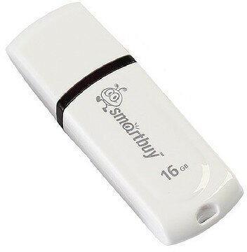 USB-флеш накопитель (SMARTBUY (SB16GBPN-W) 16GB PAEAN WHITE)