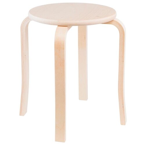 Круглый деревянный табурет ццц.Стулья.Сайт без лака 5100