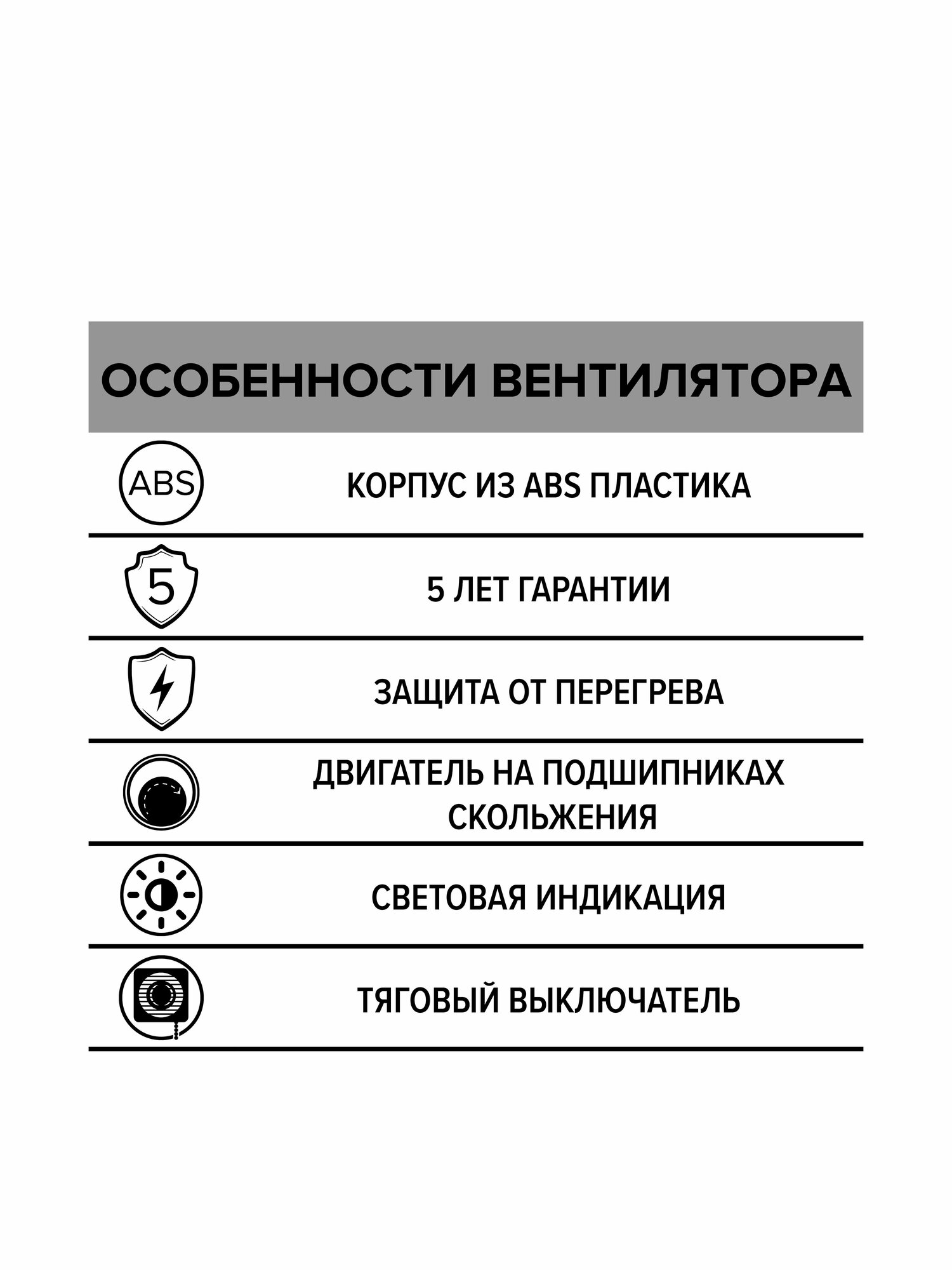 Вентилятор D100 STANDARD 4-02 с тяговым выключателем ERA - фотография № 7