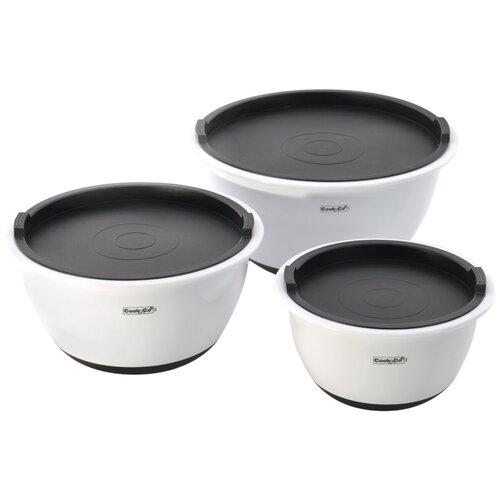 Набор 6пр мисок с крышками (нескользящее резиновое дно) Berghoff CooknCo 2800060