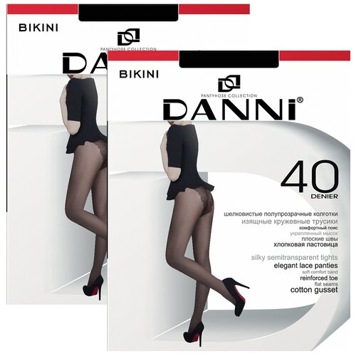 Колготки женские Danni Bikini 40 den, цвет телесный, размер 2