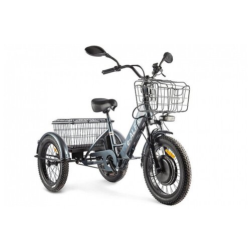 Электровелосипед Eltreco Green City e-Alfa Trike, год 2023, цвет Серебристый