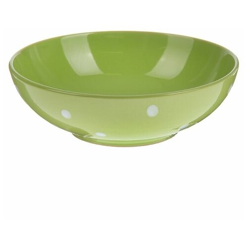 фото Доляна тарелка суповая горох 18,7 см зеленый