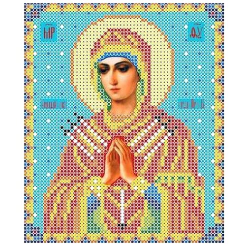 фото Набор вышивки бисером «богородица семистрельная», 13x15,5 см, каролинка