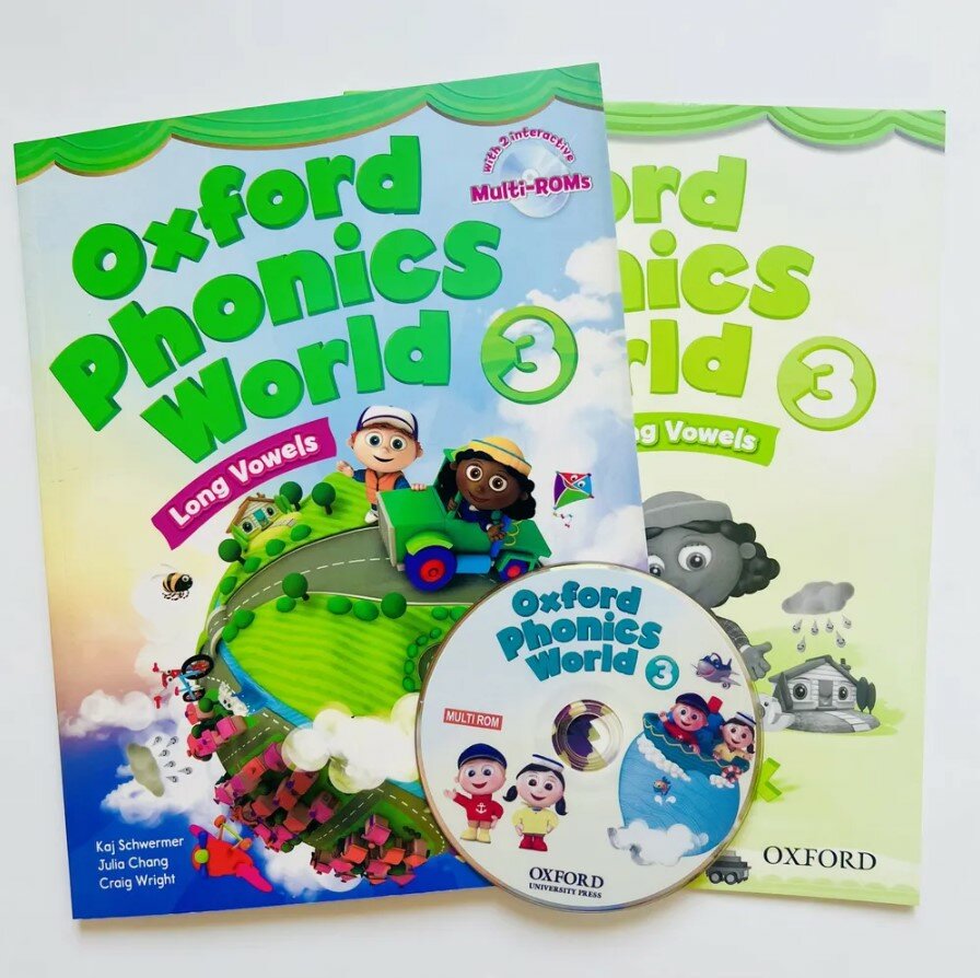 Phonics World 3 комплект: Учебник + рабочая тетрадь + диск