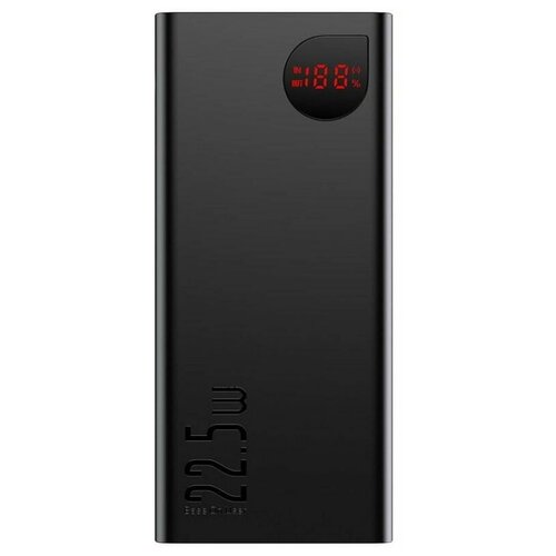 Внешний аккумулятор Baseus Adaman Metal Digital Display Quick Charge Power Bank 20000mAh 225W 2021 Editon Black PPAD000101 359900₽
