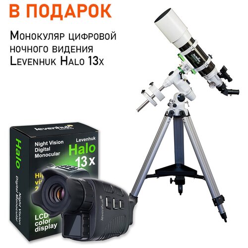 Телескоп Sky-Watcher StarTravel BK 1206EQ3-2 + Монокуляр цифровой ночного видения Levenhuk Halo 13x