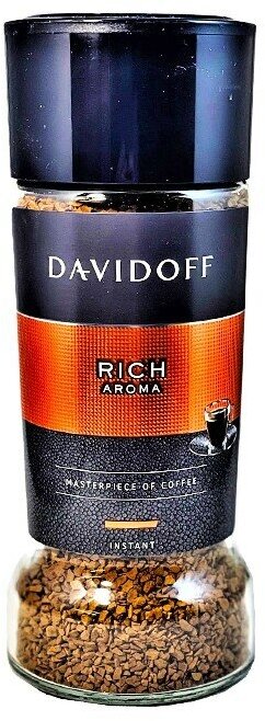 Кофе растворимый Davidoff Rich Aroma, стеклянная банка, 100 г - фотография № 14