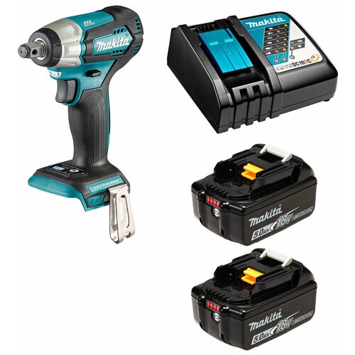 Гайковерт аккумуляторный 18В 180Нм - 12 Makita DTW181 Li-Ion 2x5Ач зу DTW181RTE 3623000₽