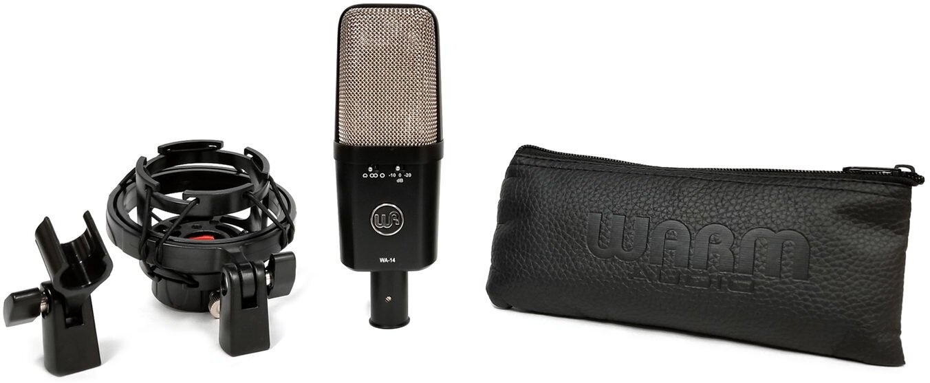 Микрофон проводной Warm Audio WA-14, разъем: XLR 3 pin (M), черный/серебристый - фото №10