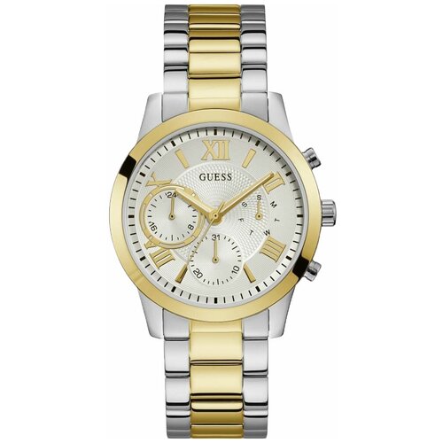 фото Наручные часы guess w1070l8, мультиколор, серебряный