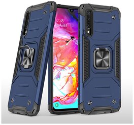 Противоударный чехол Legion Case для Samsung Galaxy A70 синий