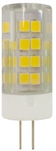 Светодиодная лампа ЭРА LED smd JC-5w-220V-corn, ceramics-840-G4