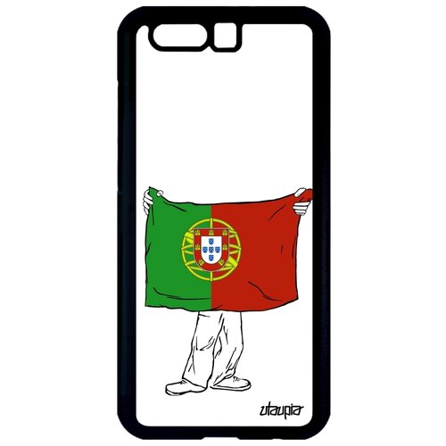 фото Чехол для мобильного honor 9, "флаг португалии с руками" патриот туризм utaupia