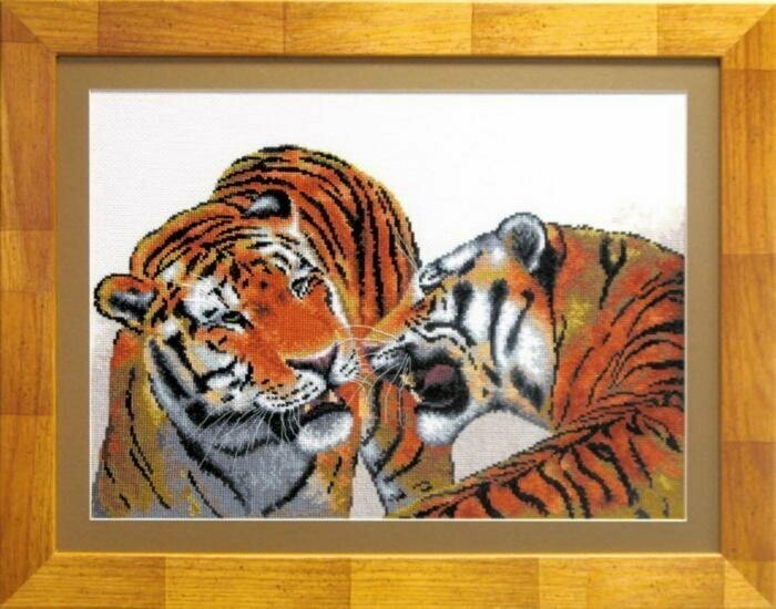 Набор для вышивания «Чарівна Мить» 550 Тигры