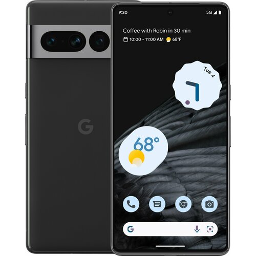 Смартфон Google Pixel 7 Pro 12/256 ГБ CA, nano SIM+eSIM, черный смартфон google pixel 8 pro 12 256 гб ca dual nano sim esim obsidian