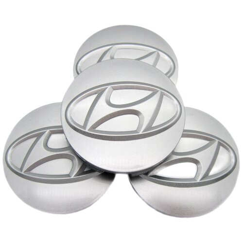 Колпачок заглушка для литого диска СКАД Hyundai silver 565112 мм комплект 4 шт 1237₽