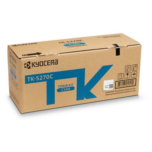 Тонер-картридж Kyocera TK-5270C гол. для P6230/6630