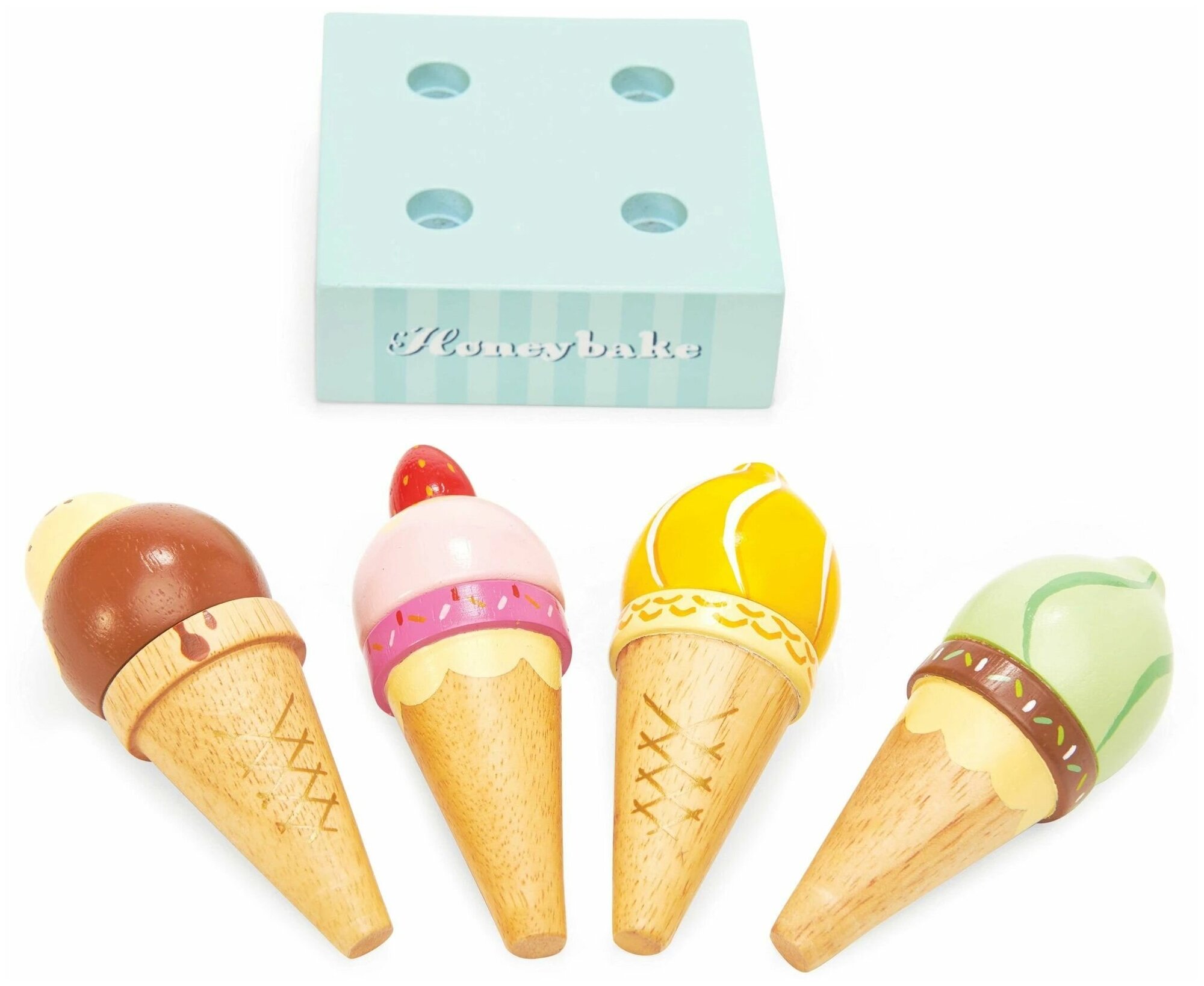 Le Toy Van Игрушечная еда "Фруктовое мороженое в рожке" - фото №2