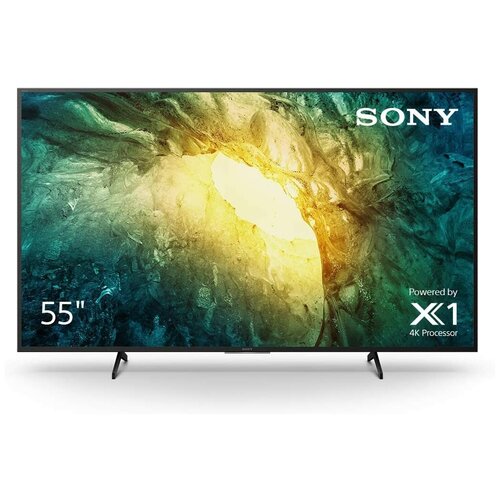 55 Телевизор Sony KD-55X7500H 2020 HDR LED Triluminos черный 6891800₽