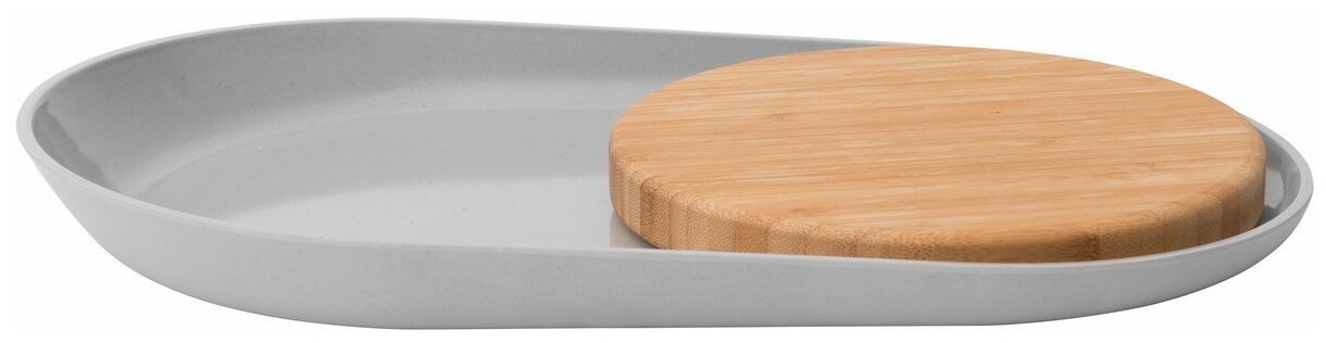 Доска BergHOFF 3950057 серый 3.5 см 34.5 см овальная 20.5 см - фото №2