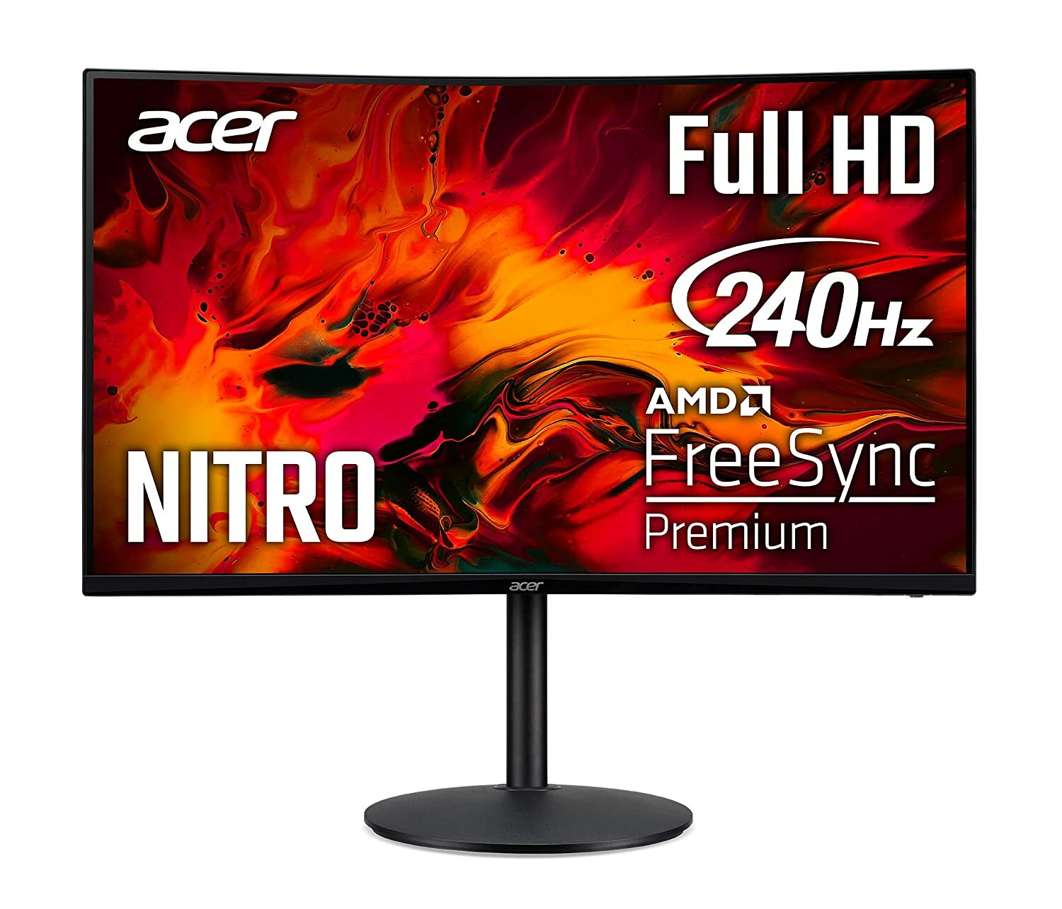 Монитор Acer 32" Nitro XZ320QXbmiiphx 1920x1080 VA LED 240Гц 1ms FreeSync HDMI DisplayPort